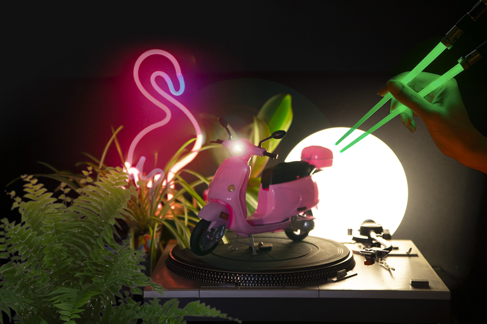 Une goutte d'eau dans un nuage