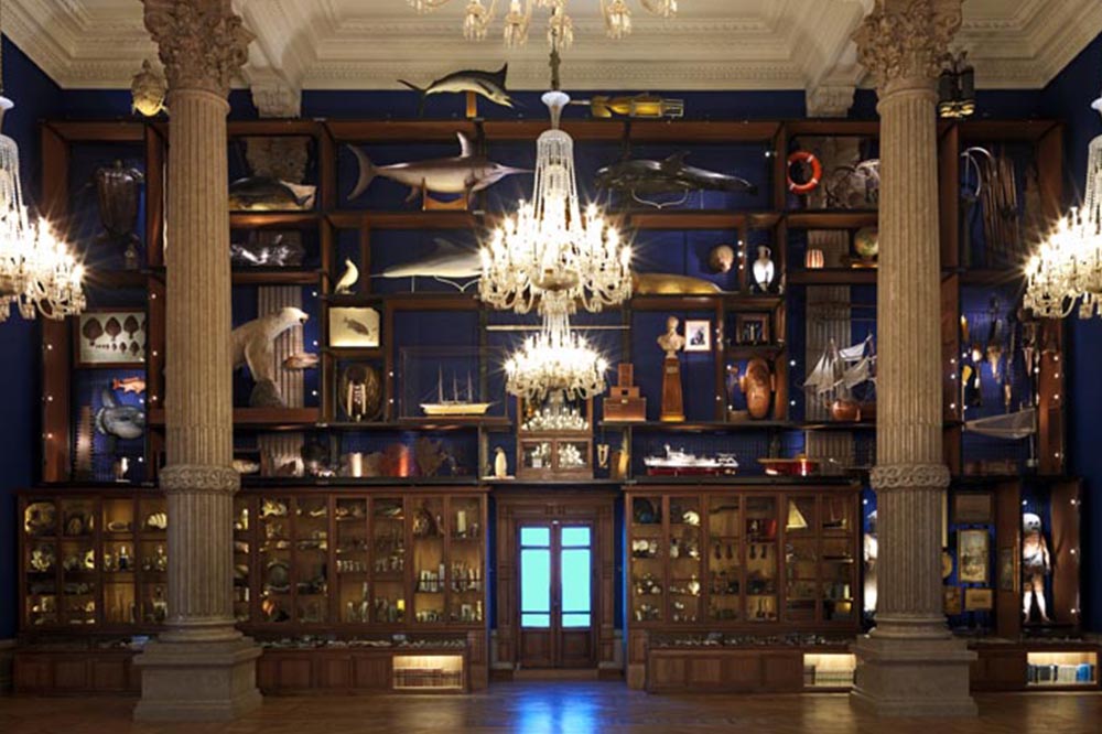 Installation du Musée Océanographique de Monaco