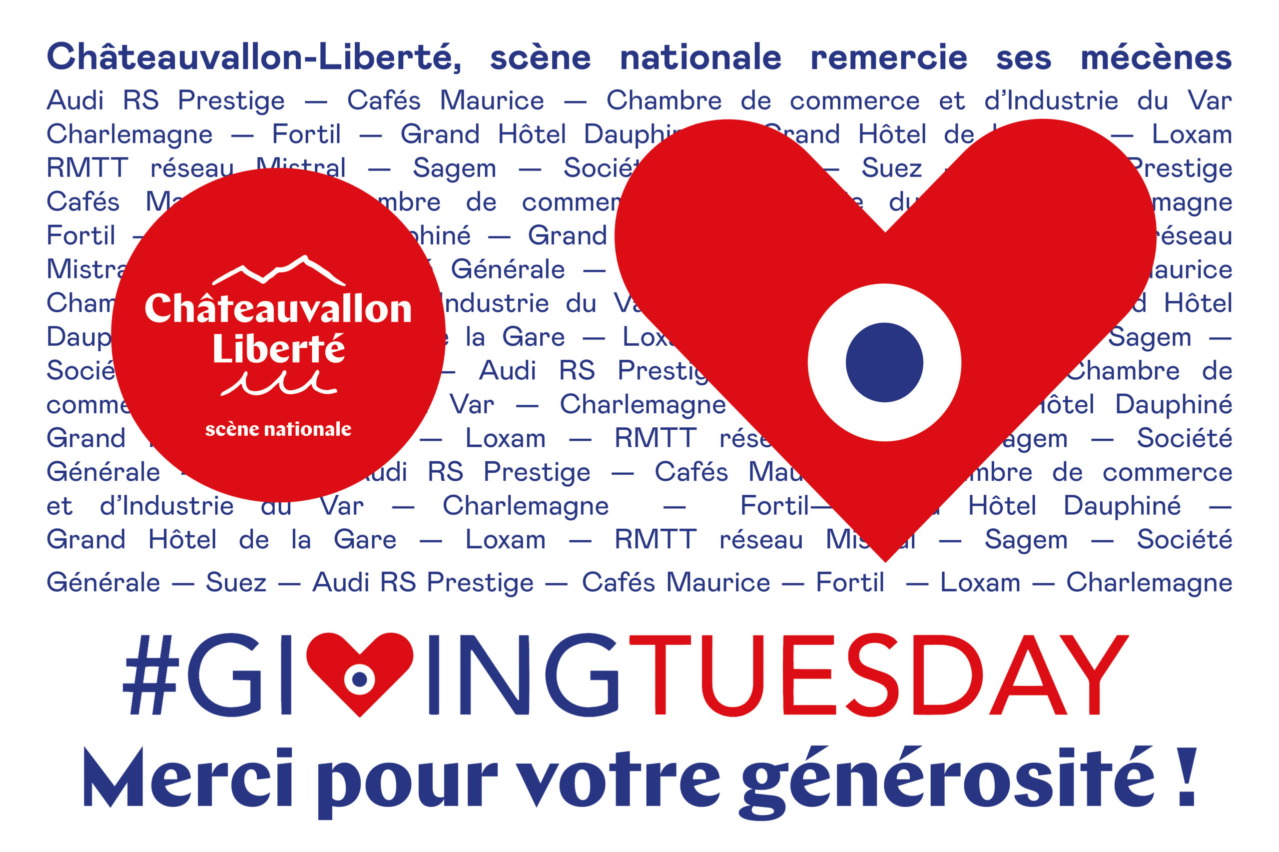 Giving Tuesday merci pour votre générosité
